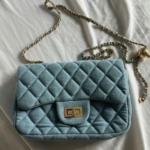 Denim handbag